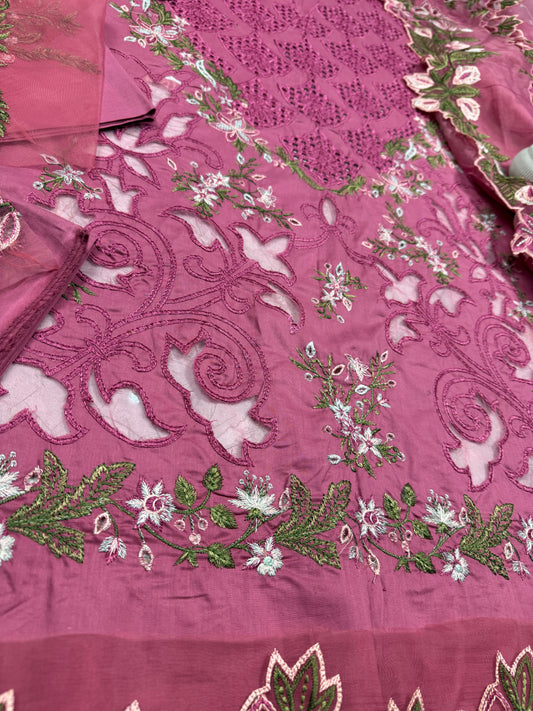 Luxury Lawn Embroidered Suit LW031