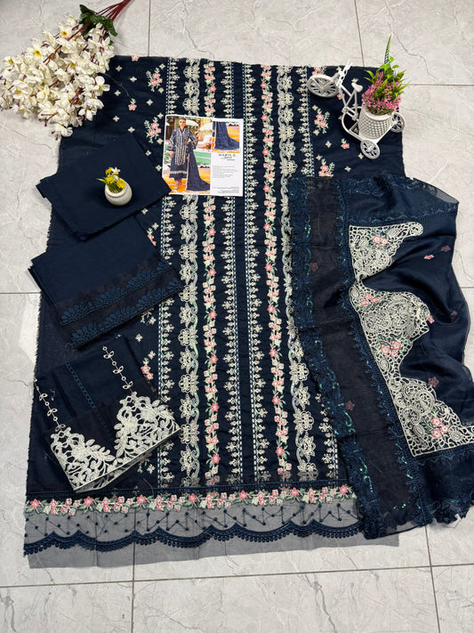 Luxury Lawn Embroidered Suit LW030